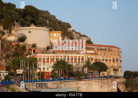 Hotel Suisse, Quai Rauba-Capeu, Promenade Des Anglais, Nizza, Alpes-Maritim, Frankreich. Stockfoto