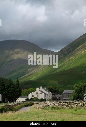 Wasdale Head Inn Pub am Wasdale Head in den Lake District Cumbria UK Stockfoto