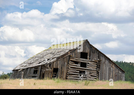 Alte Scheune in Long Valley, Oregon. Stockfoto