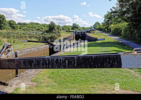 Caen Hill Flug von Sperren Stockfoto