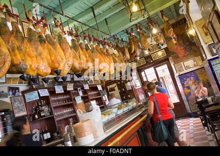 -Bar Las Teresas, in Santa Teresa-Straße 2, Viertel Santa Cruz, Sevilla, Andalusien, Spanien Stockfoto