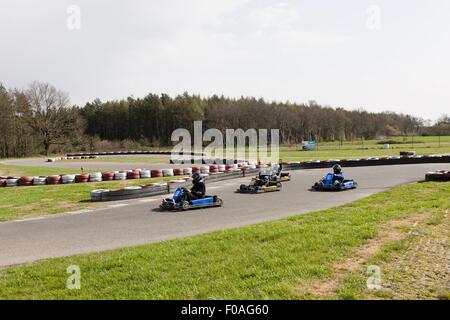 Kartbahn Schloss Dankern in Haren, Niedersachsen, Deutschland Stockfoto