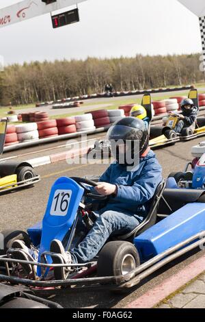 Kartbahn Schloss Dankern in Haren, Niedersachsen, Deutschland Stockfoto