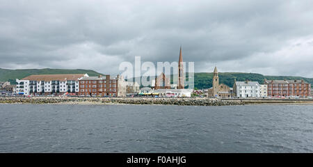 Meerblick von Largs North Ayrshire Schottland südlich von pier Stockfoto