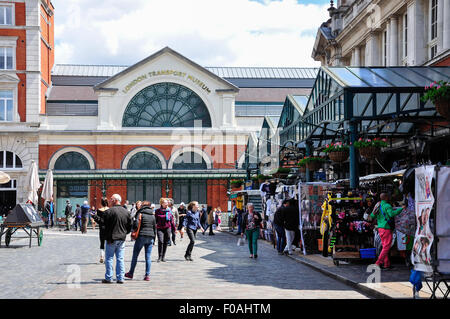 London Transport Museum, Covent Garden Market, Covent Garden, Westminster, London, England, Vereinigtes Königreich Stockfoto