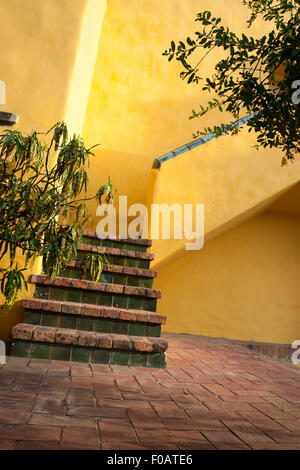 Typische Patron mexikanischen Haus. Guadalajara, Jalisco. Mexiko Stockfoto