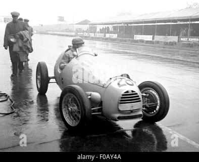 Gordini Rennwagen in Silverstone Stockfoto