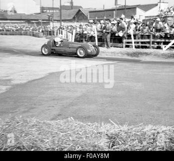 Rennwagen in Lyon 1947 Stockfoto