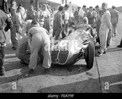 GP von Italien in Monza der 1940er Jahre Stockfoto