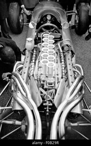 Ferrari 312 V12-Motor Stockfoto