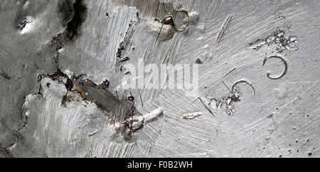 Bugatti Typ 51-Fahrgestell-Nummer Stockfoto