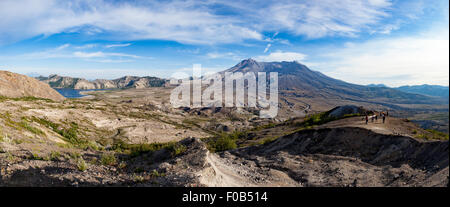 Panorama Ansicht des Vulkans Mount St. Helen waschen USA Stockfoto