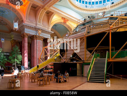 Im Inneren der Royal Exchange-Gebäude, früher eine Warenbörse, jetzt ein Theater. St.-Anna Platz, Manchester, England, UK Stockfoto