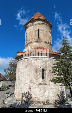 Kirche von Kish alias Kirche der Heiligen Elishe, Kirche der Heiligen Mutter Gottes, Dorf Kish, Sheki (Shaki, Seki), Aserbaidschan Stockfoto