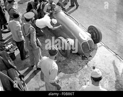 Maserati 4CLT Rennwagen Stockfoto