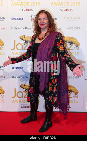 Jazz FM Auszeichnungen bei Vinopolis - Ankünfte mit: Jacqui Dankworth wo: London, Vereinigtes Königreich bei: 10. Juni 2015 Stockfoto