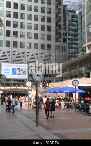 Reuters Plaza Canary Wharf Docklands London August 2015 Stockfoto