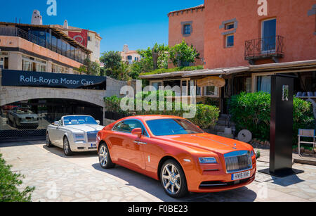 schöne Dorf Porto Cervo, das wichtigste Zentrum der Costa Smeralda, Sardinien Stockfoto