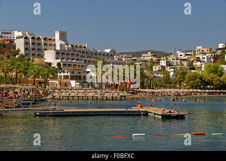 Strand von Bardakci Bay, Bodrum-Stadt, Provinz Mugla, Türkei Stockfoto