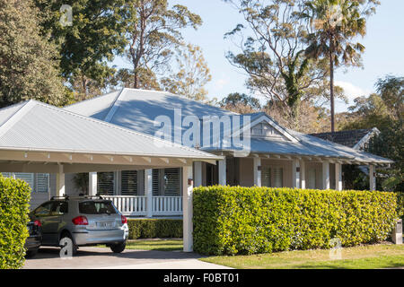 freistehende Luxus australischen Heimat in Avalon Beach, Vorort von Sydney, new-South.Wales, Australien Stockfoto