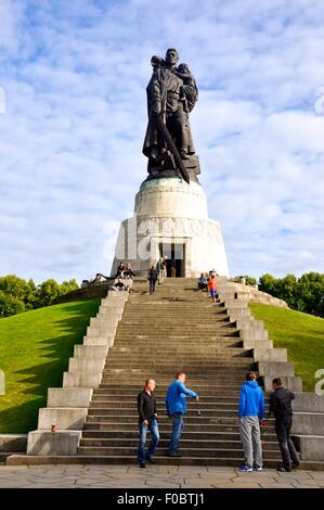 Sowjetisches Ehrenmal, Treptower Park, Berlin Stockfoto