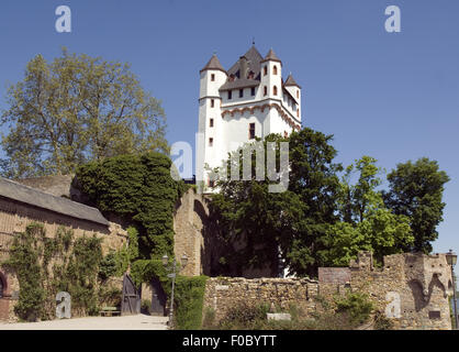 Kurfuerstliche-Burg Eltville, Basel-Landschaft Stockfoto