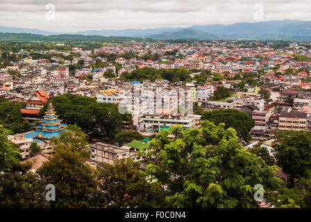 Chang Mai Landschaft. Goldenes Dreieck, Thailand Stockfoto