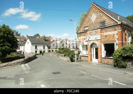 Die kleinen ländlichen Dorf Clun in Shropshire Stockfoto