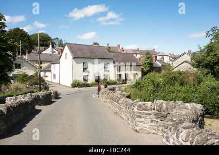 Die kleinen ländlichen Dorf Clun in Shropshire Stockfoto