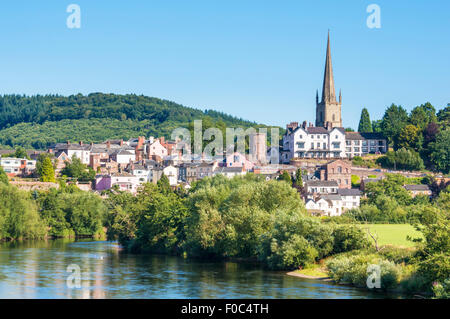 Ross am Wye River Wye Valley, Herefordshire, England, UK, EU, Europa Stockfoto