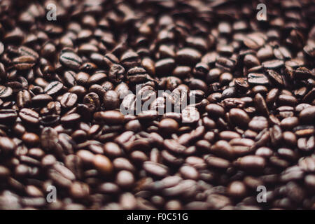 Full-Frame-Schuss der gerösteten Kaffeebohne Stockfoto