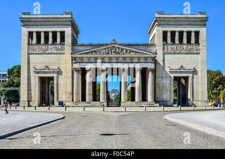 König Ludwig von Bayern, dieser Platz von Leo von Klenze erbaut hatte auf der Akropolis in Athen nachempfunden Stockfoto