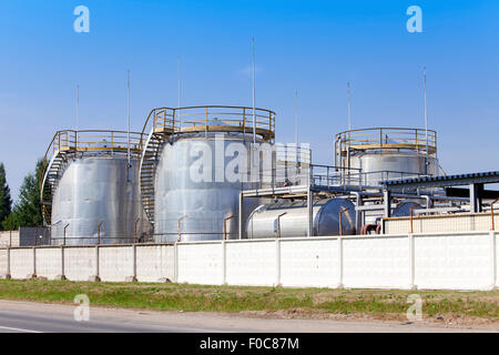 Die chemische Fabrik. Russland. Stockfoto