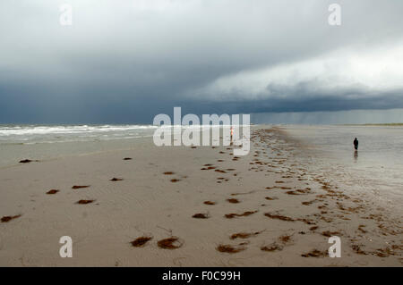 Gewitter, Kueste, Meer, wetter Stockfoto