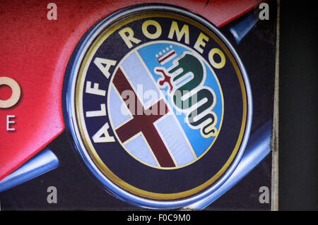 Markenname: "Alfa Romeo", Dezember 2013, Berlin. Stockfoto