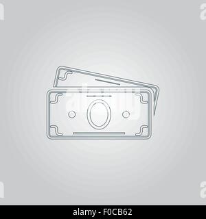 Geld-Cash-Symbol Stock Vektor