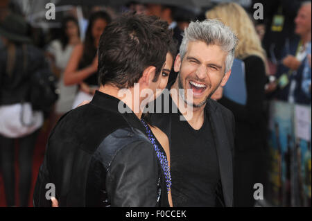 Zac Efron, Emily Ratajkowski und Max Joseph teilnehmen Die Europäische Premiere von Wir Sind Ihre Freunde an Ritzy Brixton, London.© Paul Treadway Stockfoto