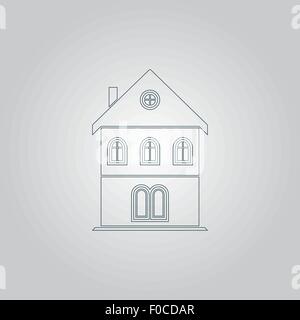 Haus-Symbol Stock Vektor