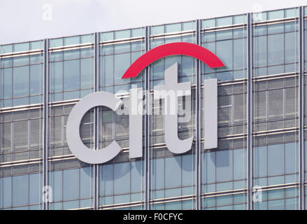 Citigroup-Zentrale HQ, Citigroup Centre, 25 Canada Square, Canary Wharf, London Stockfoto