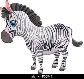 Das zebra Stock Vektor