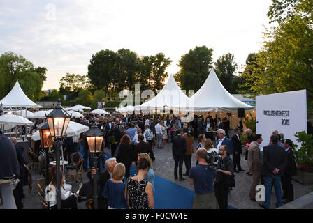 Die 2015 Produzentenfest für die deutschen Produzenten-Allianz am Haus der Kulturen der Welt.  Mitwirkende: Atmosphäre wo: Berlin, Deutschland bei: 11. Juni 2015 Stockfoto