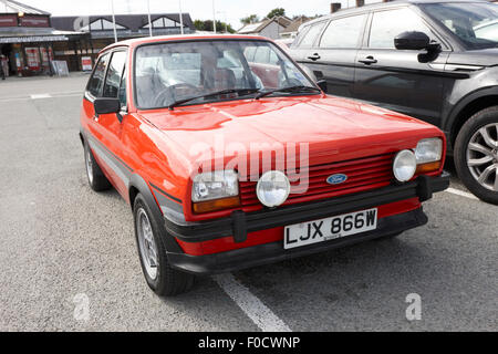 ersten Generation Ford Fiesta mk1 super sport Anglesey North Wales uk Stockfoto