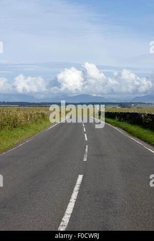 A4080 ländlichen eine Straße durch ländliche Anglesey nördlich wales uk Stockfoto