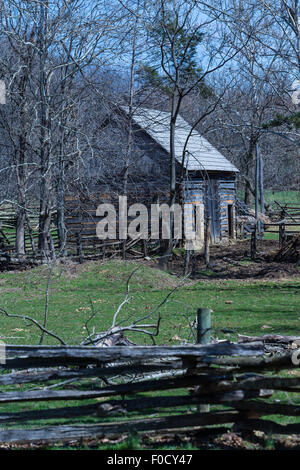 Scenic Landis Valley Farm Museum befindet sich in Lancaster County, PA, beinhaltet eine historische Sammlung und d Stockfoto