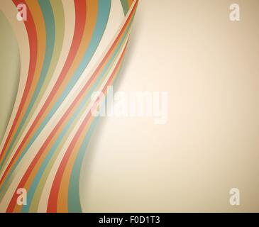 Retro-Hintergrund mit Streifen Stock Vektor