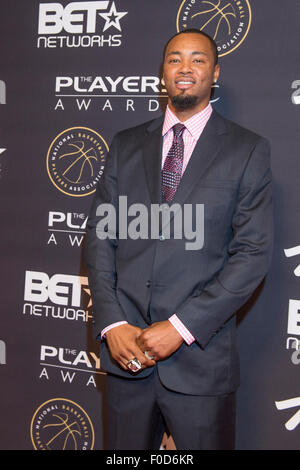 NBA-Spieler Rashard Lewis besucht die Spieler Awards im Rio Hotel & Casino am 19. Juli 2015 in Las Vegas Stockfoto