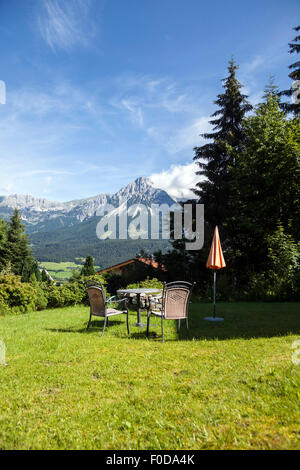 Ansicht von Ellmau, Tirol, Österreich Stockfoto