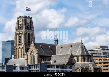 Rathaus, Stadhuis auf Coolsingel Rotterdam, Holland, Niederlande Stockfoto