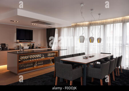 Wohnzimmer Innenraum in modernen Haus Stockfoto