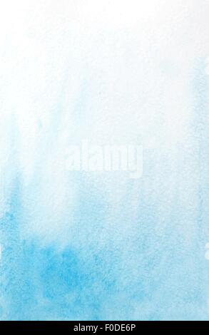 abstrakte Aquarell hellblauen Hintergrund. Vektor-illustration Stock Vektor